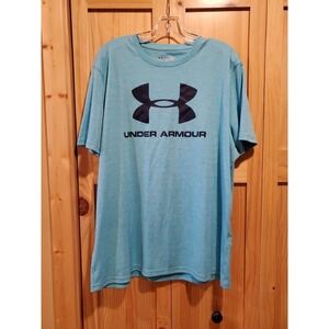Under Armour T-Shirt Loose Blue Size XL